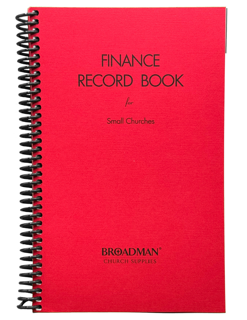 Finance Record Book for Small Churches