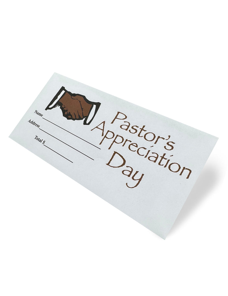 Pastor's Appreciation Day Envelopes, (Box of 100)