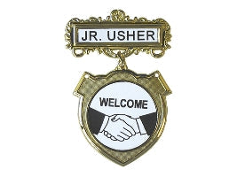 Jr. Usher Badge | Welcome Shield