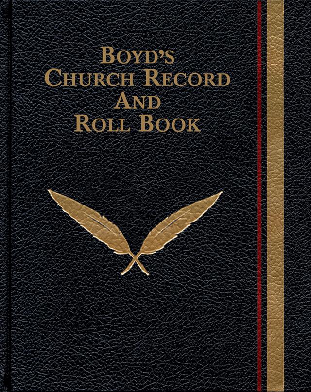 Boyd's Church Record And Roll Book