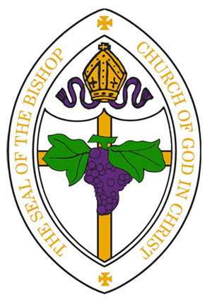 Patch - Bishop Seal (White)