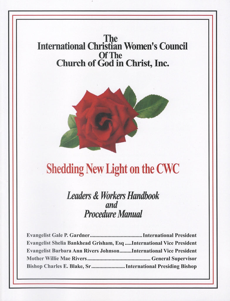 Christian Women's Council Leaders & Workers Handbook and Manual