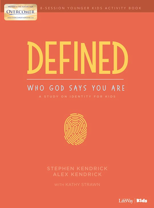 Defined: Who God Says You Are-Younger Kids Activity Book (Overcomer) A Study On Identity For Kids