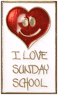 I Love Sunday School | Lapel Pin