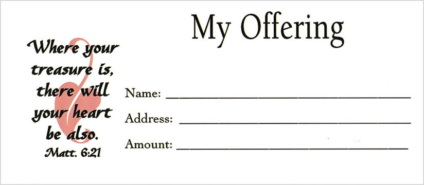 My Offering Envelopes
