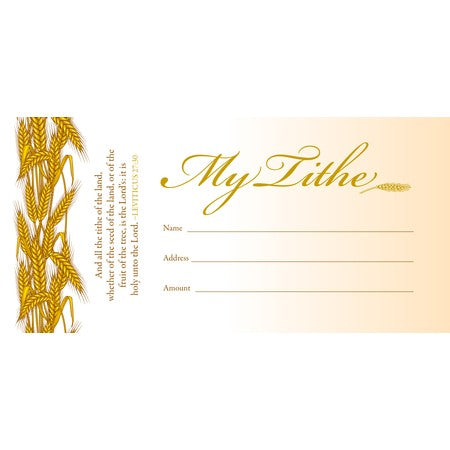 My Tithe Envelopes (Leviticus 27:30) (Box of 100)