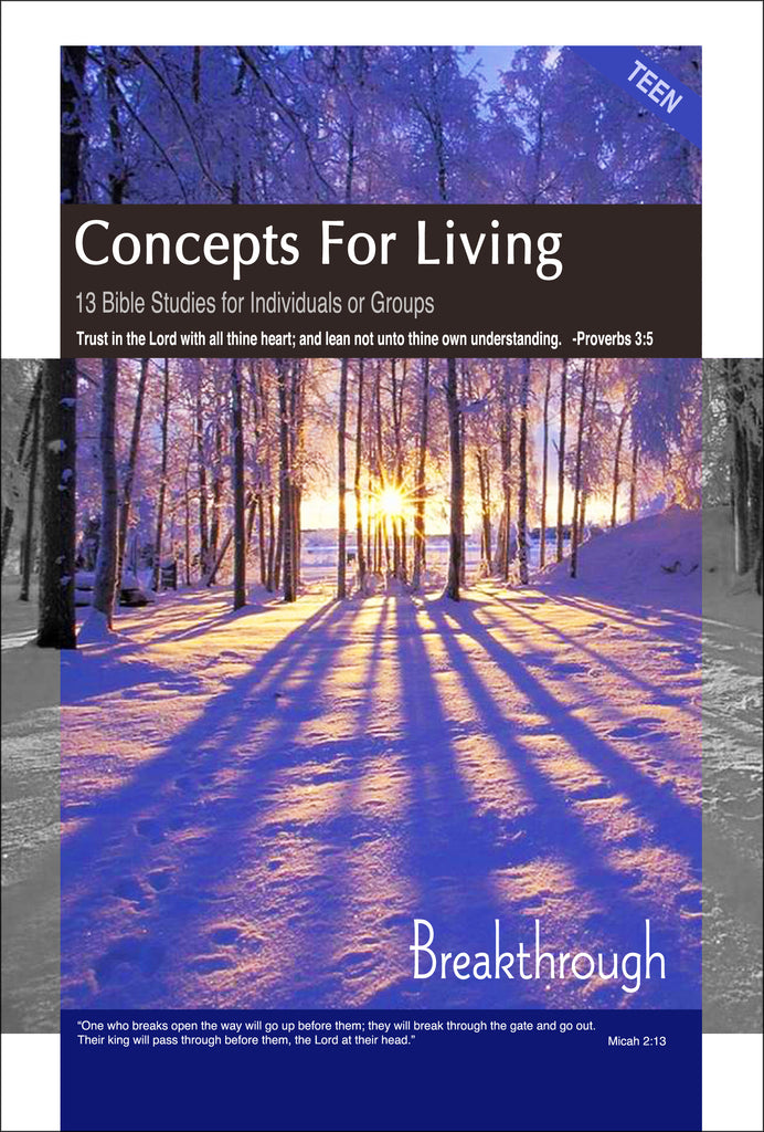 Concepts for Living | Teen "Breakthrough"