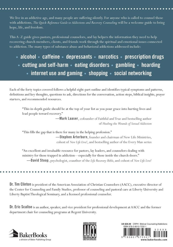 The Quick-Reference Guide to Addictions and Recovery Counseling: 40 ...